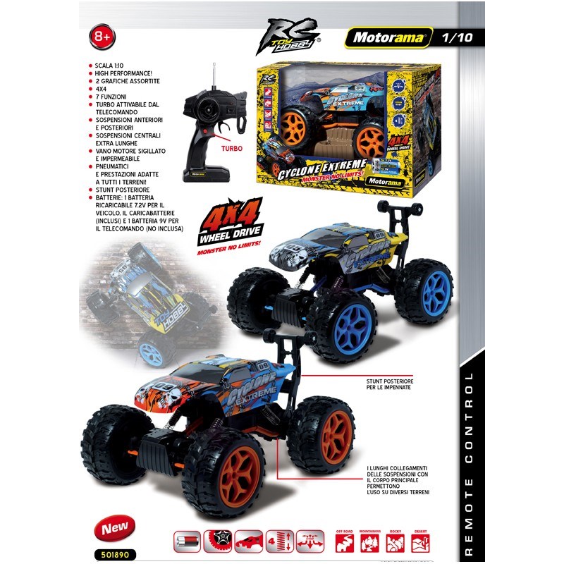 Cyclone R/C Extreme Monster Piemonti Giocattoli
