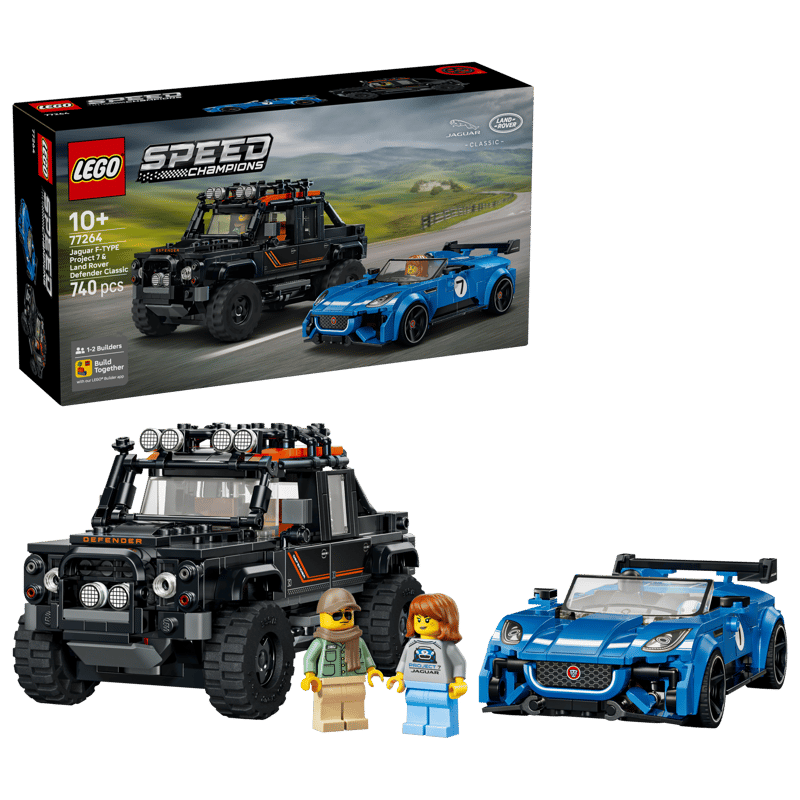 Lego 77264 Jaguar Project 7 e Land Rover Defender